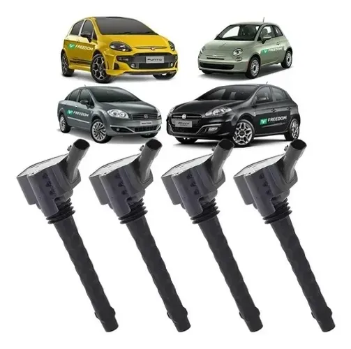 Bobina De Ignição Fiat 500 Bravo Linea Punto 1.4 T-jet 55229959 Novo