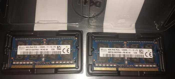 Memoria RAM SK hynix 4gb 2Rx8 PC3L 12800S 1600Mh 336v 11 12 F3 1336