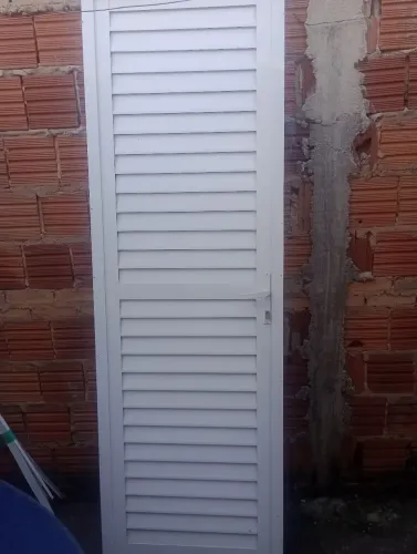 Porta de alumínio vitro de banheiro bom para Estado os dois por 450