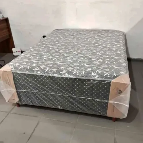 Colchobox de casal - acoplado box com base + colchão acoplados D28 com 6cm de espuma