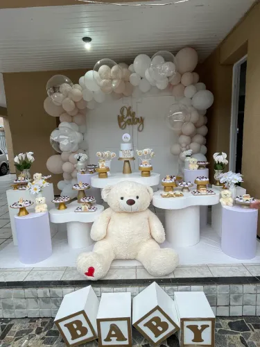 Decoração chá revelação e baby 