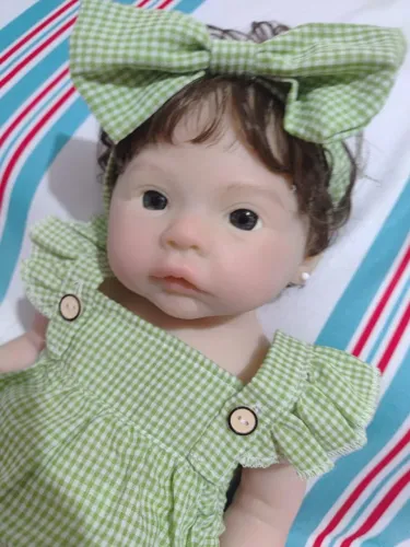 Bebê reborn de silicone sólido