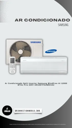 Ar condicionado Samsung 12.000 btus frio - 220