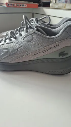 Tênis Lacoste L003 Original Cinza Seminovo