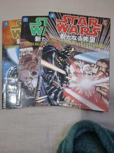 Lote Mangá Star Wars: Guerra nas Estrelas - Uma Nova Esperança Vol. 1, 2 e 3