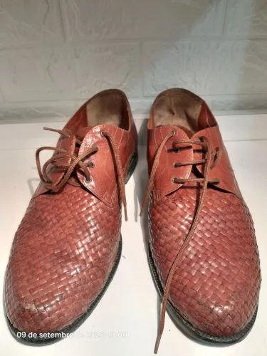 Sapato masculino couro havana usado