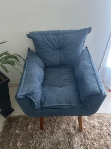 Conjunto de poltrona e namoradeira