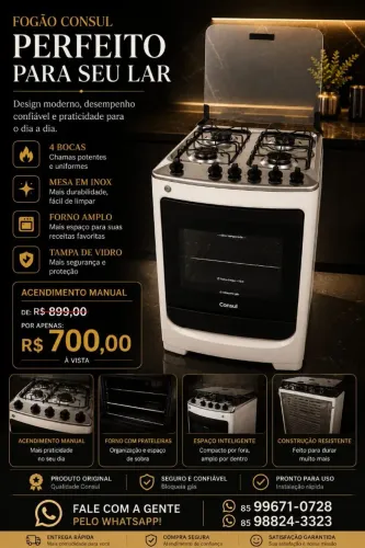 Fogão manual