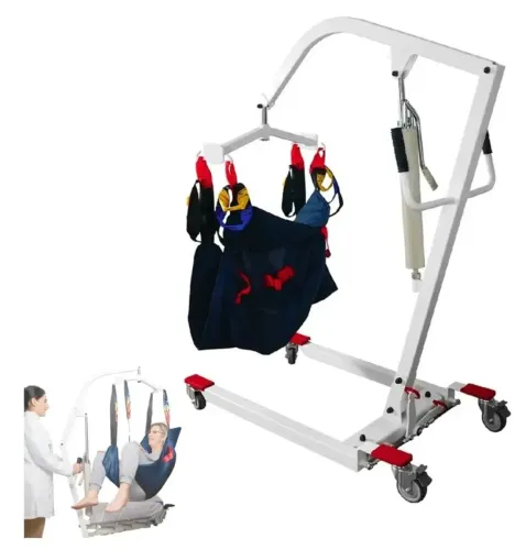 GUINCHO HIDRAULICO PARA PACIENTES ACAMADOS DE TRANSFERÊNCIA Utilizado 2x 