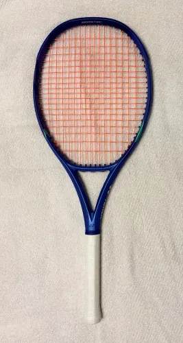 Raquete de tenis yonex ezone 100L azul 285g peso. empunhadura 4 0/8 00. zerada sem uso