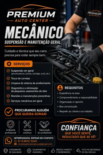 Vaga de Emprego Mecânico