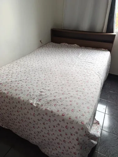 Cama Box + Colchão + Cabeceira com tomadas