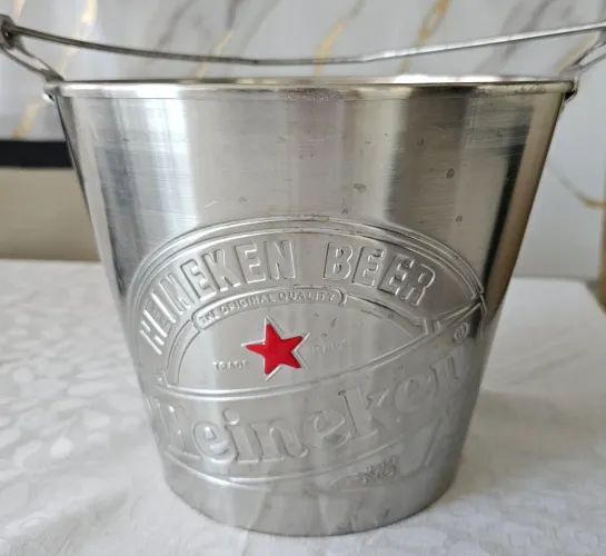 Balde para cerveja e gelo em inox