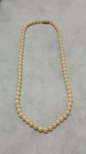 Colar Pérolas Clássico Elegante Feminino Retrô Vintage