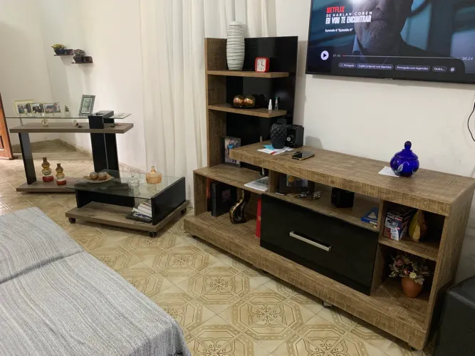 CONJUNTO DE SALA - posso vender separadamente - rack, centro e aparador