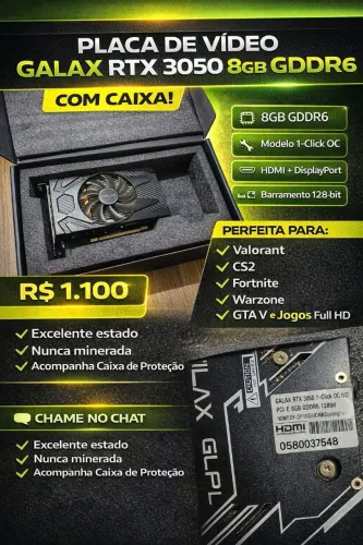 RTX 3050 8GB OC EDITION GALAX