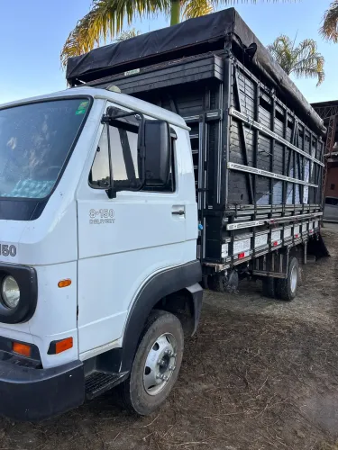 Caminhão preparado pra carregar cavalo