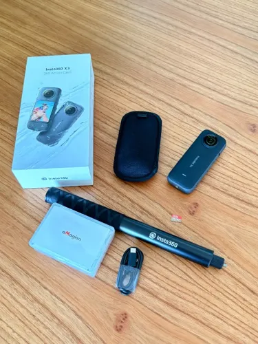 Câmera Insta 360 X3 Completa. Nova. Impecável. Usada Apenas 2x - Retire Mãos