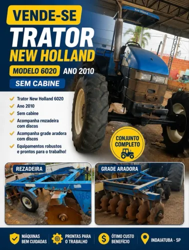 Trator New Holland 6020