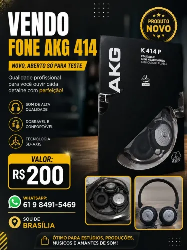Fone AKG 414