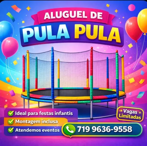 Aluguel pula pula 