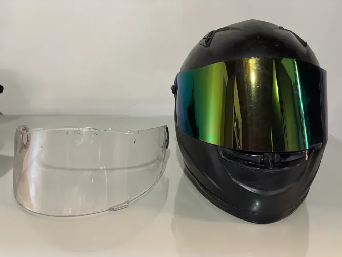 Capacete lS2 n58 - duas viseiras