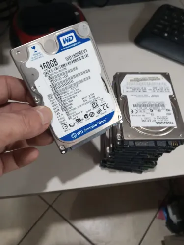 Lote hd 160Gb 100% saude