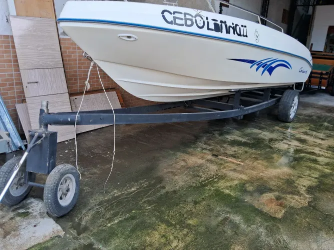 Carreta encalhe de lancha