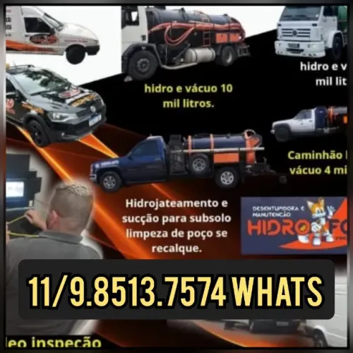 Desentupidora orçamento sem compromisso