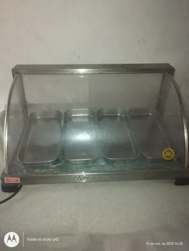 Vendo estufa de salgado 4 bandejas