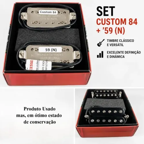 Captadores Malagoli Custom 84 + ?59