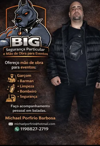 Big segurança particular & mão de obra para eventos 