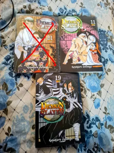 Demon Slayer vol 11, 19 e 21 (Leia Descrição)