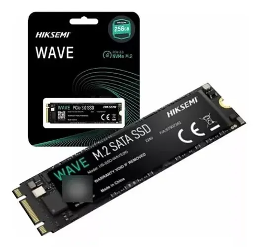 Ssd Nvme 256gb Hiksemi Wave Pro (p), M.2 2280, Leitura 3230mbs e Gravação *ENTREGA GRÁTIS*