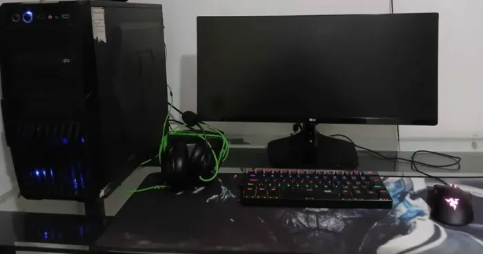 Setup Gamer Completo - Intel i5 + Periféricos Razer/Redragon + Monitor Ultrawide