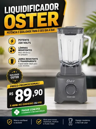 Liquidificador Oster 220 volts