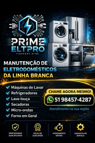 ?Assistência Técnica Multimarcas: Lavadoras, Geladeiras e Freezers