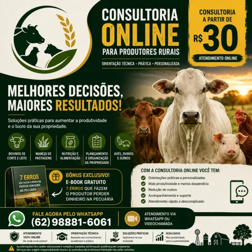Consultoria Online para Pequenos Produtores Rurais