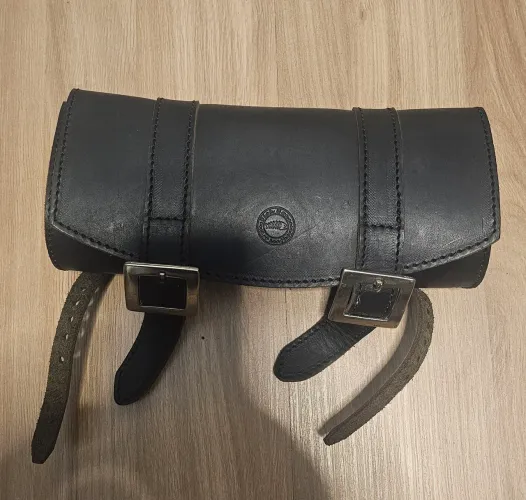 Bolsa ferramentas couro para moto