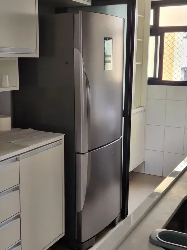 Geladeira fostfree inox Panasonic