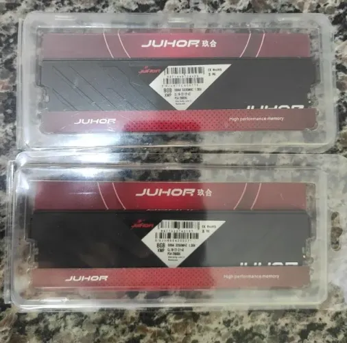 Memória Juhor DDR4 2x 8GB 3200mhz Novo