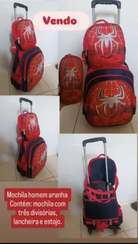 Mochila homem Aranha