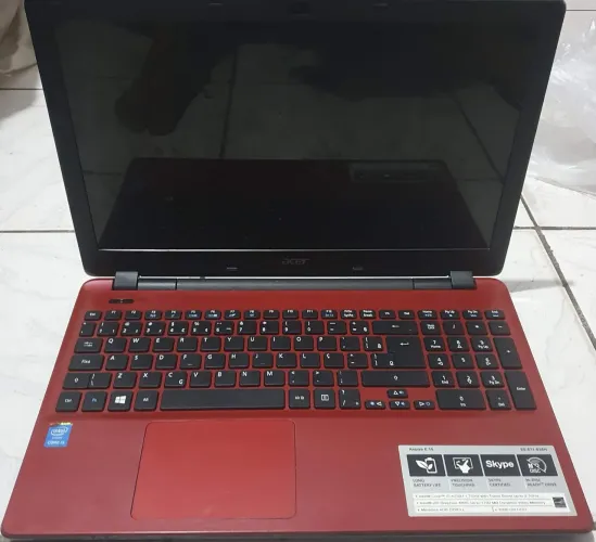 Notebook Acer core i3 4 geração 15.6 polegadas funcionando para estudos trabalho