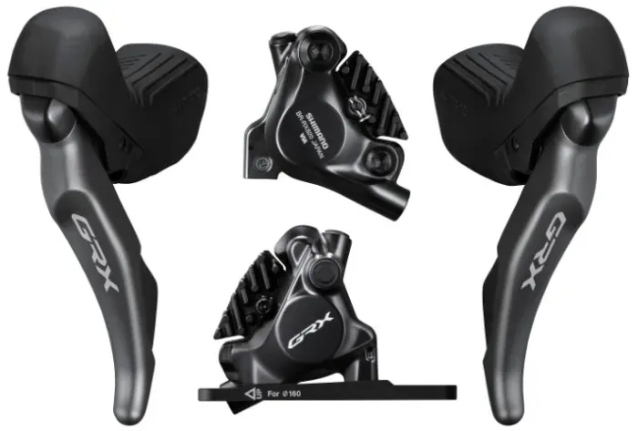 Grupo Shimano GRX 820 1x12 - STI + Pinças + Trocador Traseiro RX 822 SGS 11-51)