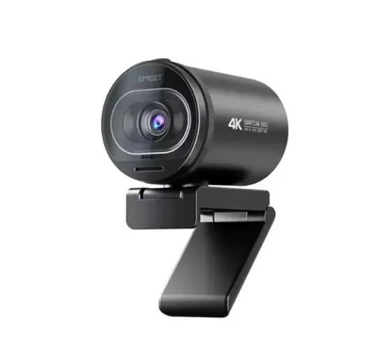 Webcam Emeet S600 4K - IA, Zoom 6x, Microfone Duplo, USB-C, Plug and Play