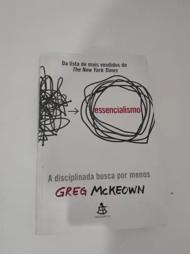 Livro essencialismo Greg Mckeown (Entrega 99 ou Uber)