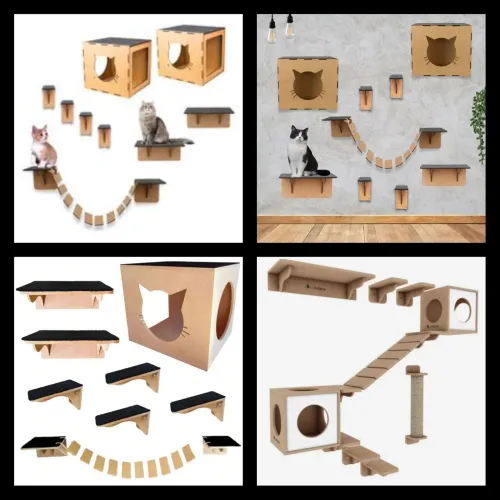 Nicho para gatos prateleira playgrounds