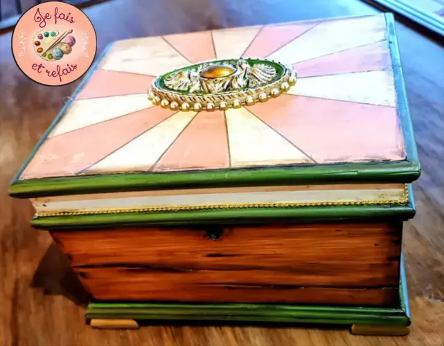 Caixinha Porta Jóias Vintage