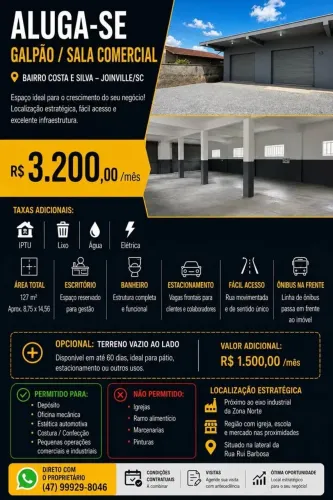 Galpão - Costa e Silva Joinvile SC