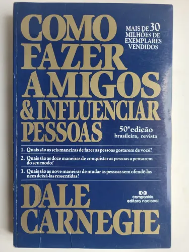Livro Como Fazer Amigos e Influenciar Pessoas